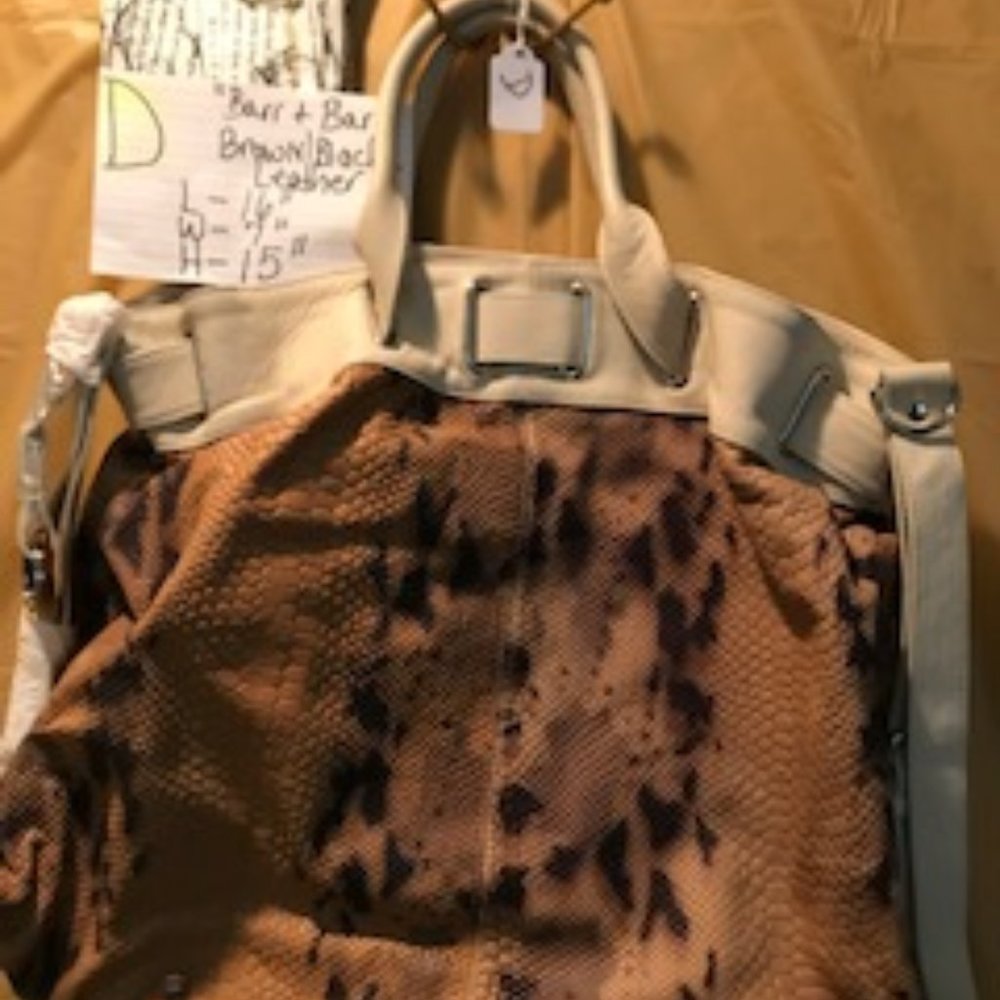 NWT Barr & Barr Leather Satchel